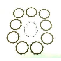 Kit disques embrayage garnis + Joint de couvercle embrayage ATHENA - KTM 530 EXC 2011 2