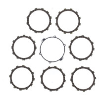 Kit disques embrayage garnis + Joint de couvercle embrayage ATHENA - HUSQVARNA 400 TE 2010-2013 2
