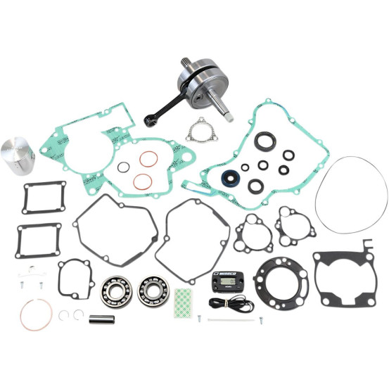 Kit complet piston + vilebrequin + joints moteur WISECO - Côte piston 53,95mm - HONDA CR 125 R 2001-2002