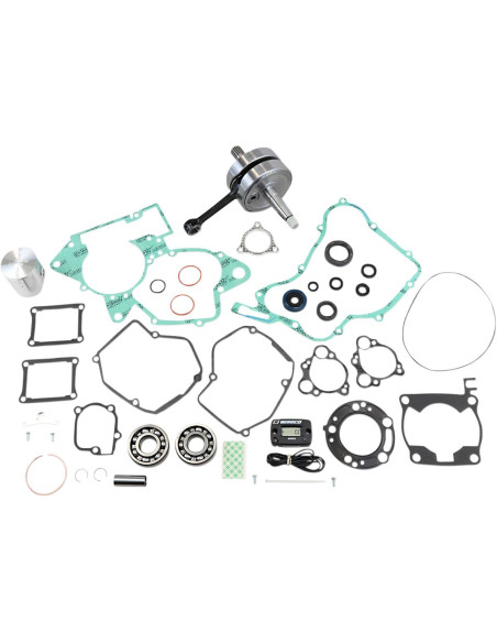 Kit complet piston + vilebrequin + joints moteur WISECO - Côte piston 53,95mm - HONDA CR 125 R 2001-2002