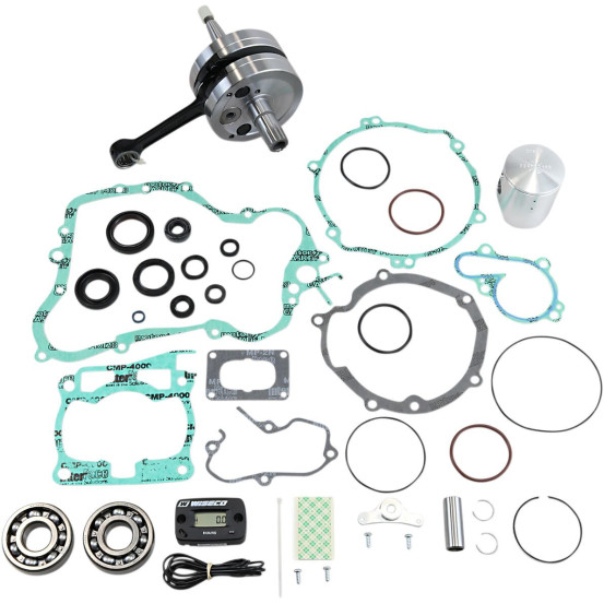 Kit complet piston + vilebrequin + joints moteur WISECO - Côte piston 53,95mm - YAMAHA YZ 125 1998-2000