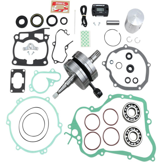 Kit complet piston + vilebrequin + joints moteur WISECO - Côte piston 53,95mm - YAMAHA YZ 125 2003-2004
