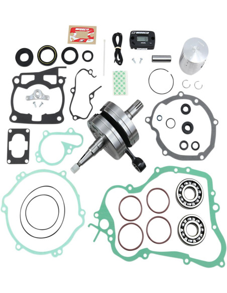 Kit complet piston + vilebrequin + joints moteur WISECO - Côte piston 53,95mm - YAMAHA YZ 125 2003-2004