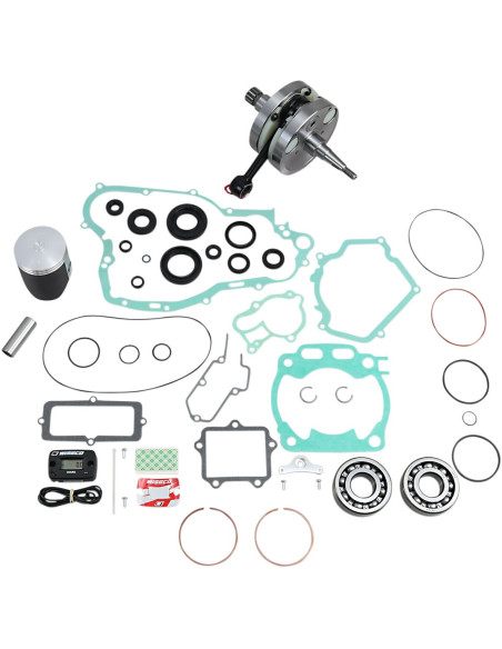 Kit complet piston + vilebrequin + joints moteur WISECO - Côte piston 66,36mm - YAMAHA YZ 250 2002