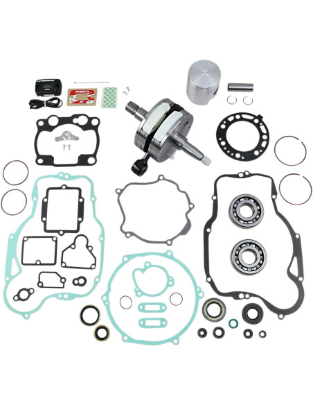 Kit complet piston + vilebrequin + joints moteur WISECO - Côte piston 66,35mm - KAWASAKI KX 250 1993-2001