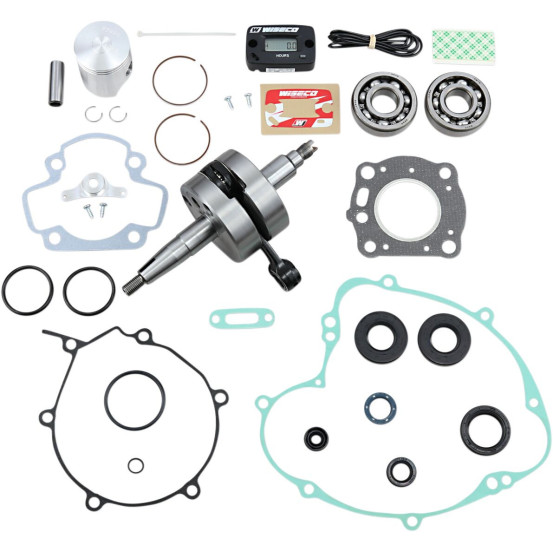 Kit complet piston + vilebrequin + joints moteur WISECO - Côte piston 42,94mm - KAWASAKI KX 60 1985-2003