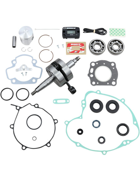 Kit complet piston + vilebrequin + joints moteur WISECO - Côte piston 42,94mm - KAWASAKI KX 60 1985-2003