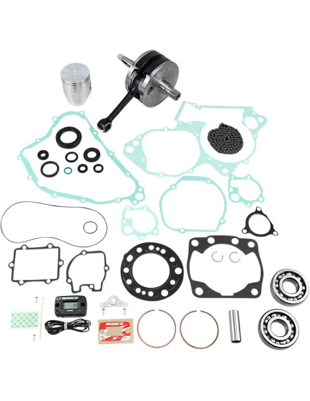 Kit complet piston + vilebrequin + joints moteur WISECO - Côte piston 66,36mm - HONDA CR 250 R 2002-2004