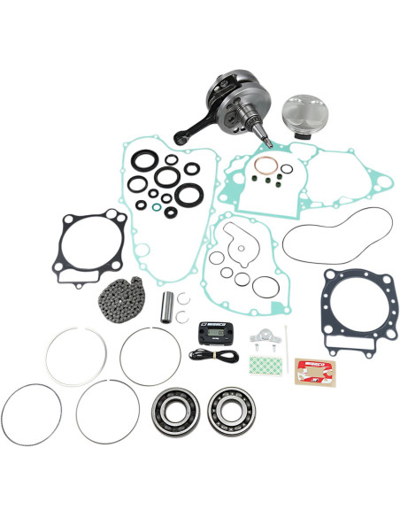 Kit complet piston + vilebrequin + joints moteur WISECO - Côte piston 95,94mm - HONDA CRF 450 R 2002-2006