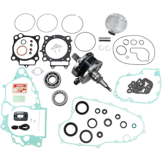 Kit complet piston + vilebrequin + joints moteur WISECO - Côte piston 95,94mm - HONDA CRF 450 R 2007