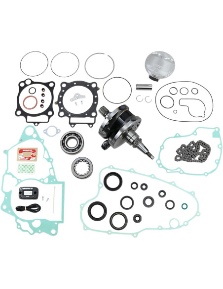 Kit complet piston + vilebrequin + joints moteur WISECO - Côte piston 95,94mm - HONDA CRF 450 R 2007