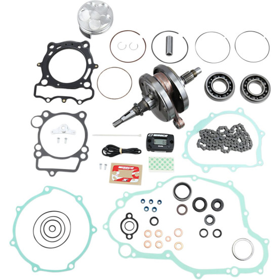 Kit complet piston + vilebrequin + joints moteur WISECO - Côte piston 76,95mm - YAMAHA YZ 250 F 2008-2011