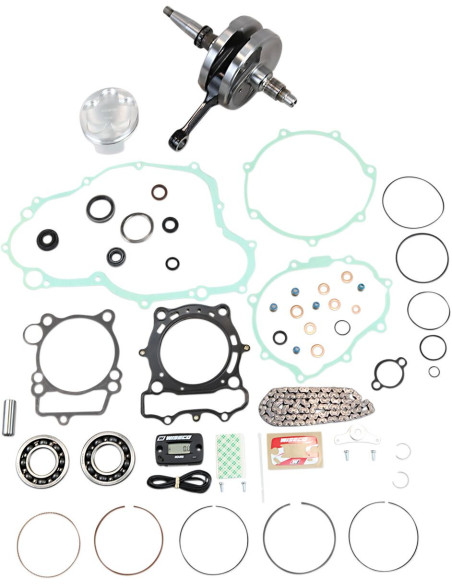 Kit complet piston + vilebrequin + joints moteur WISECO - Côte piston 76,95mm - YAMAHA WR 250 F 2005-2013