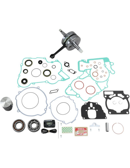 Kit complet piston + vilebrequin + joints moteur WISECO - Côte piston 53,95mm - KTM 125 SX 2007-2015
