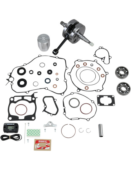 Kit complet piston + vilebrequin + joints moteur WISECO - Côte piston 53,95mm - YAMAHA YZ 125 2005-2017