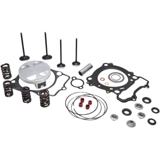 Kit de réfection haut-moteur KIBBLEWHITE - Piston 96mm + soupapes et ressorts + coupelles + joints - HONDA CRF 450 X 2005-2018