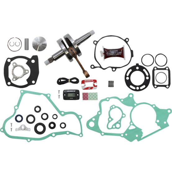 Kit complet piston + vilebrequin + joints moteur WISECO - Côte piston 46,95mm - HONDA CR 80 R 1992-2002