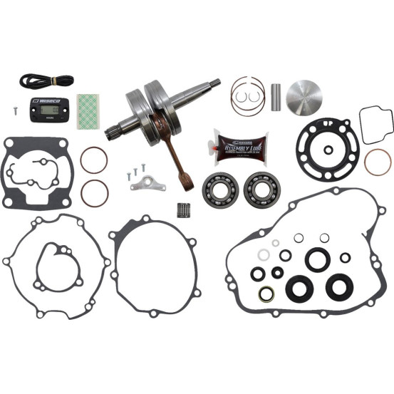 Kit complet piston + vilebrequin + joints moteur WISECO - Côte piston 47,95mm - KAWASAKI KX 80 1998-2000