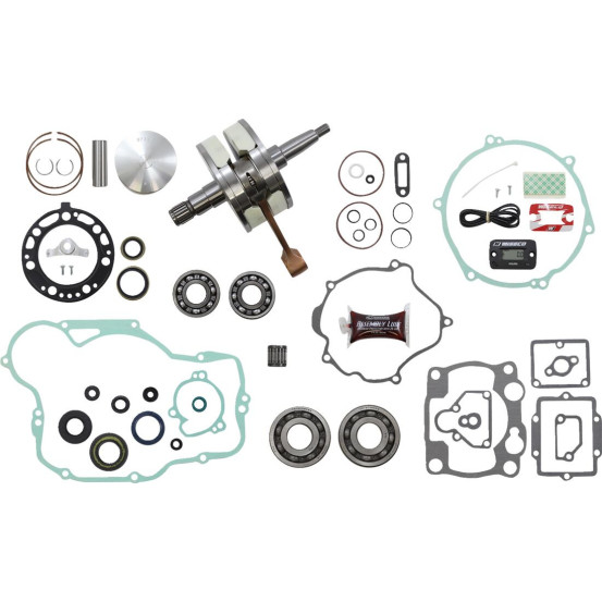 Kit complet piston + vilebrequin + joints moteur WISECO - Côte piston 66,36mm - KAWASAKI KX 250 2002-2003