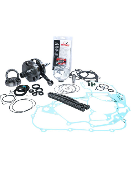 Kit complet piston + vilebrequin + joints moteur WISECO - Côte piston 76,96mm - SUZUKI RM-Z 250 2004-2006