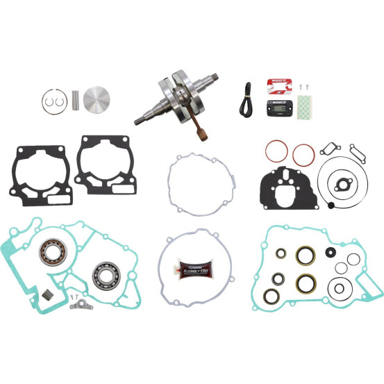 Kit complet piston + vilebrequin + joints moteur WISECO - Côte piston 53.95mm - KTM 125 EXC 2002-2006