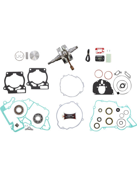 Kit complet piston + vilebrequin + joints moteur WISECO - Côte piston 53.95mm - KTM 125 EXC 2002-2006