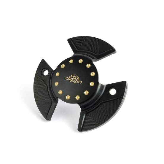 Protection de carter GILLES TOOLING Droit Noir et Or - Yamaha 530 T-Max 2012-2020