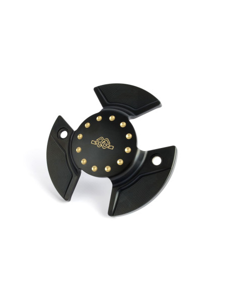 Protection de carter GILLES TOOLING Droit Noir et Or - Yamaha 530 T-Max 2012-2020