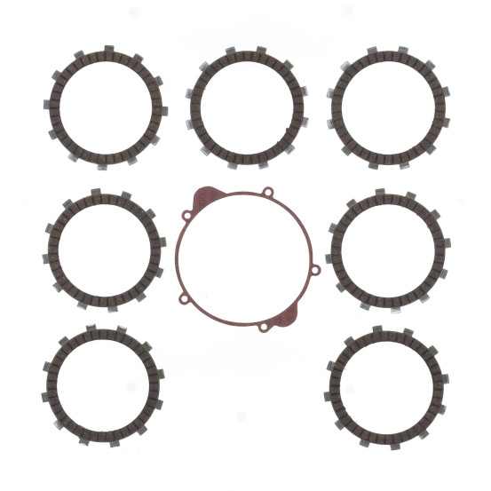 Kit disques embrayage garnis + Joint de couvercle embrayage ATHENA - KTM 85 SX 2003-2017 105 SX 2004-2011
