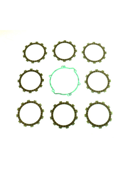 Kit disques embrayage garnis + Joint de couvercle embrayage ATHENA - YAMAHA 125 YZ 1993-2003