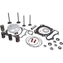 Kit de réfection haut-moteur KIBBLEWHITE - Piston + soupapes et ressorts + coupelles + joints - HONDA CRF 250 R 2004-2007