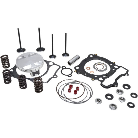 Kit de réfection haut-moteur KIBBLEWHITE - Piston + soupapes et ressorts + coupelles + joints - HONDA CRF 250 R 2004-2007