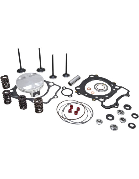 Kit de réfection haut-moteur KIBBLEWHITE - Piston + soupapes et ressorts + coupelles + joints - HONDA CRF 250 R 2004-2007