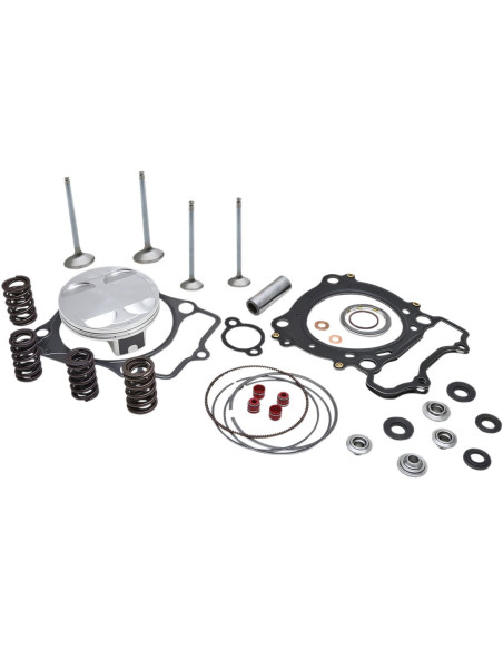 Kit de réfection haut-moteur KIBBLEWHITE - Piston + soupapes et ressorts + coupelles + joints - SUZUKI DR-Z 400 E 2000-2005