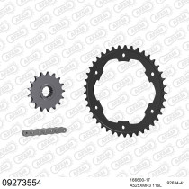 Kit chaine 525 AFAM - Couronne acier - Type de chaine au choix - BMW F 650 GS 2006-2012