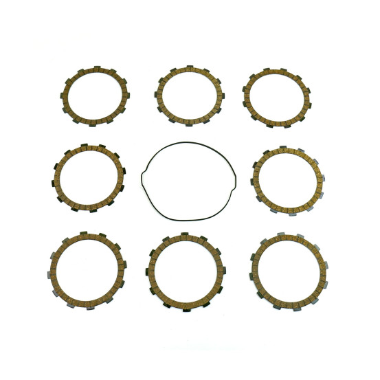 Kit disques embrayage garnis + Joint de couvercle embrayage ATHENA - HUSQVARNA 250/350 FC/FE KTM 250/350 SXF/EXCF