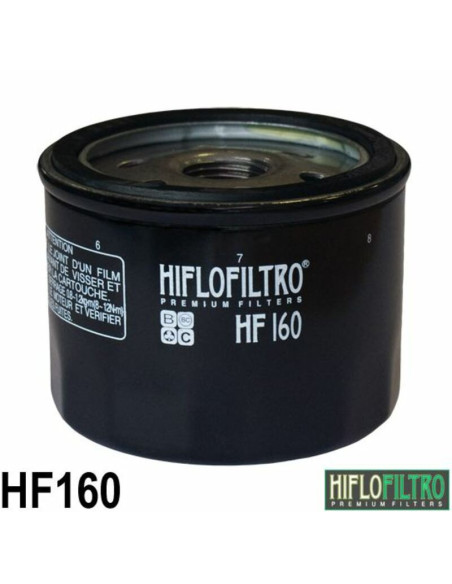 Filtre à huile HIFLOFILTRO HF160