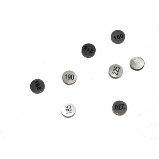 Jeu de 2 pastilles de soupape TOURMAX Ø25X3,1mm