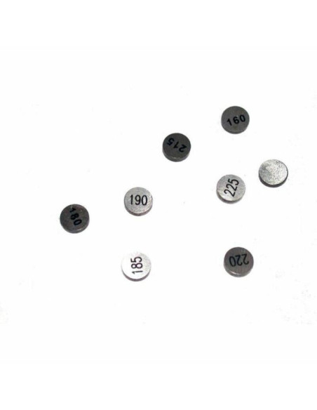 Jeu de 2 pastilles de soupape TOURMAX Ø25X3,1mm