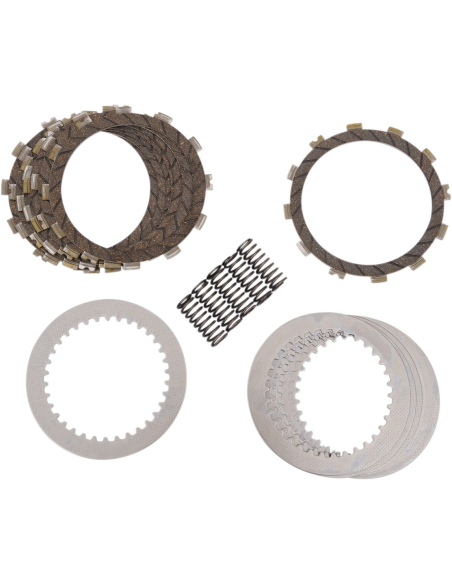 Kit disques d'embrayage garnis + disques lisses + ressorts EBC - KAWASAKI - SUZUKI