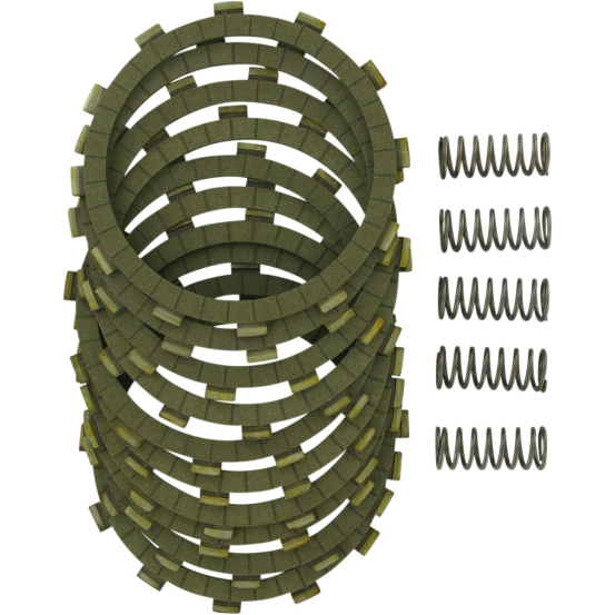 Kit disques d'embrayage garnis + ressorts EBC - SRC Aramid Fiber - HONDA