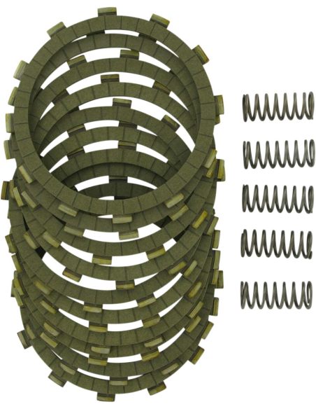 Kit disques d'embrayage garnis + ressorts EBC - SRC Aramid Fiber - HONDA
