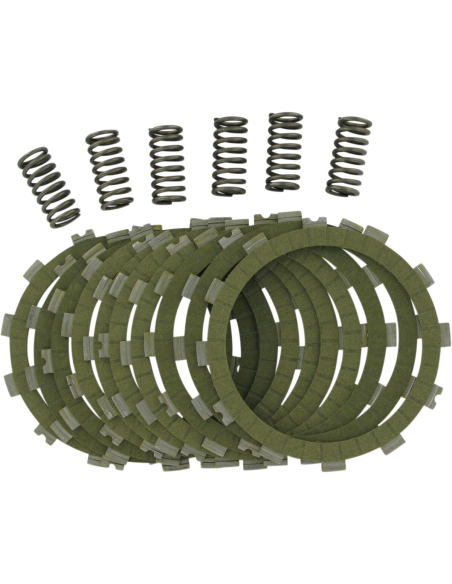 Kit disques d'embrayage garnis + ressorts EBC - SRC Aramid Fiber - KAWASAKI