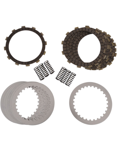 Kit disques d'embrayage garnis + disques lisses + ressorts EBC - HONDA