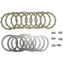 Kit disques d'embrayage garnis + disques lisses + ressorts EBC - SRK Aramid Fiber - KAWASAKI