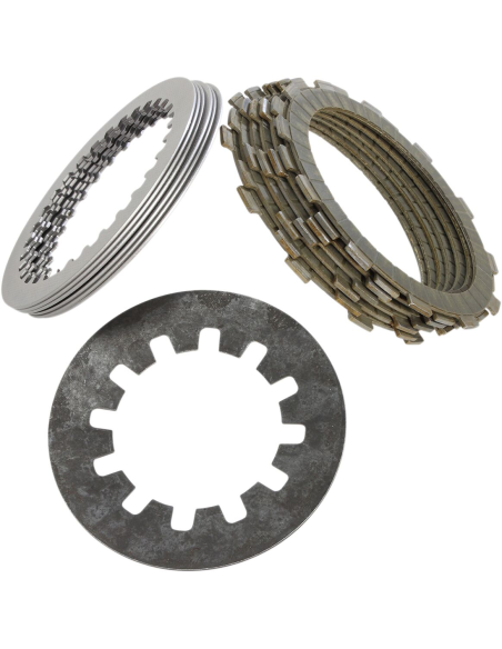 Kit disques d'embrayage garnis + disques lisses + ressorts EBC - SRK Aramid Fiber - YAMAHA