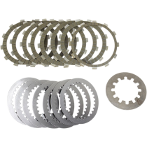 Kit disques d'embrayage garnis + disques lisses + ressorts EBC - SRK Aramid Fiber - YAMAHA