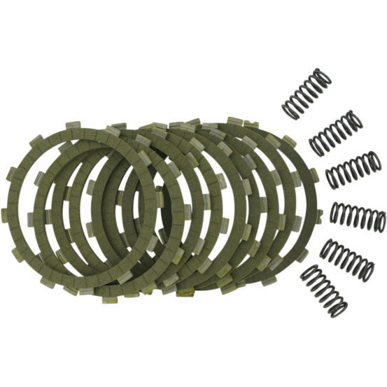 Kit disques d'embrayage garnis + ressorts EBC - SRC Aramid Fiber - HONDA