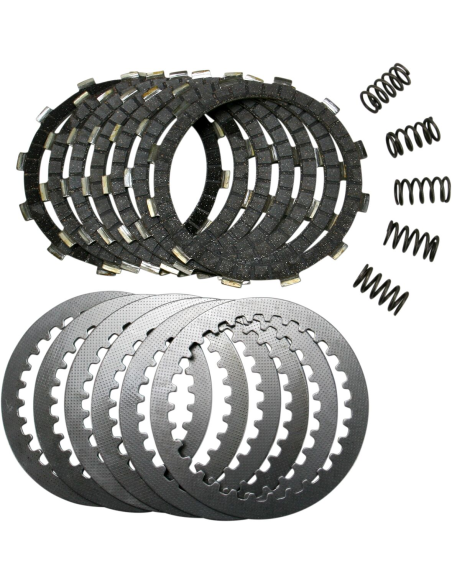 Kit disques d'embrayage garnis + disques lisses + ressorts EBC - KAWASAKI