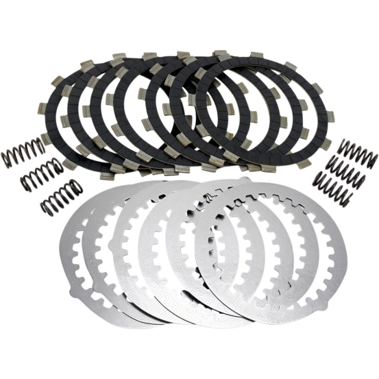 Kit disques d'embrayage garnis + disques lisses + ressorts EBC - DRCF Carbon Fiber - YAMAHA